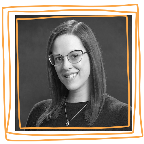 Mallory Fitzgerald in a frame illustration