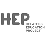 HEP logo with acronym spelled out as Hepatitis Education Project